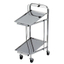 Stainless Steel Nesting Two-Tier Wagon Cart M454NS-3448S