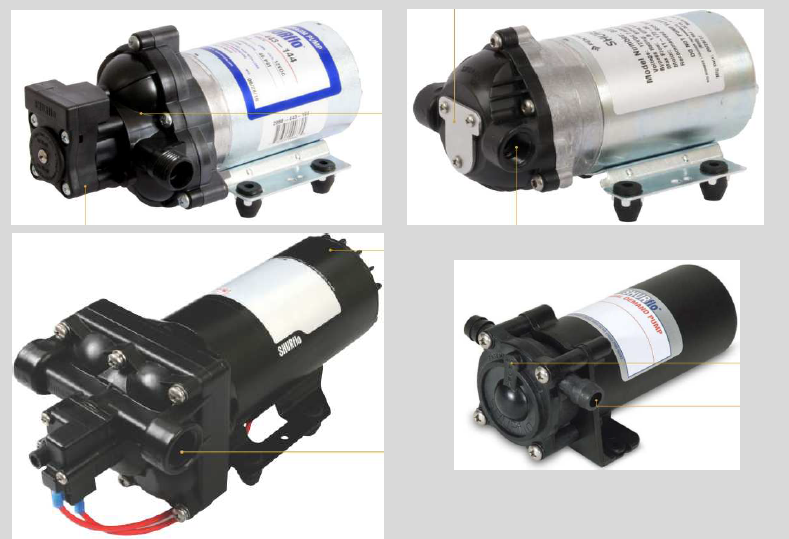 Shurflo 8005-733-255 ダイヤフラムポンプ Shurflo 8005-733-255 Diaphragm Pump : Industrial -