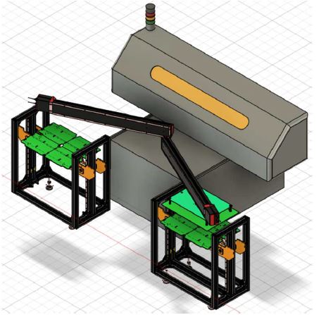 UVインクジェットプリンター自動化製品