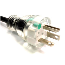 北米向け、20A/ 125V医療機器用プラグ「TP-18H」