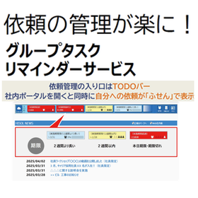 【依頼の期限超過を防ぐ】グループタスク リマインダーサービス