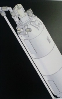 ６インチ径PFAカスタム圧力容器