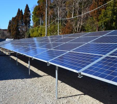 防汚加工 「太陽光モジュール表面特殊加工」