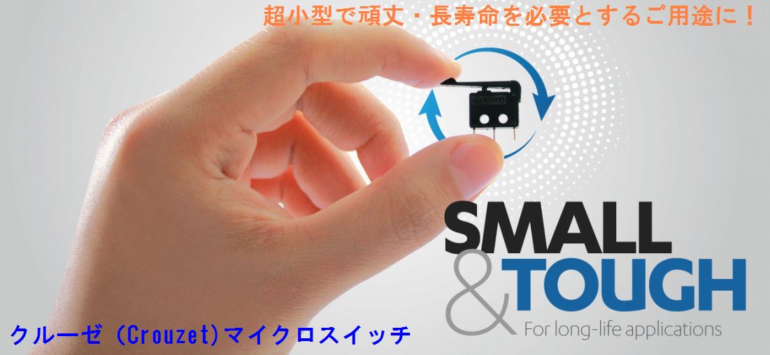 クルーゼ（Crouzet） 超々小型（極超小型）マイクロスイッチ
