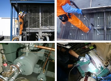 クーリングタワー・熱交換器の洗浄『メンテナンスサービス』
