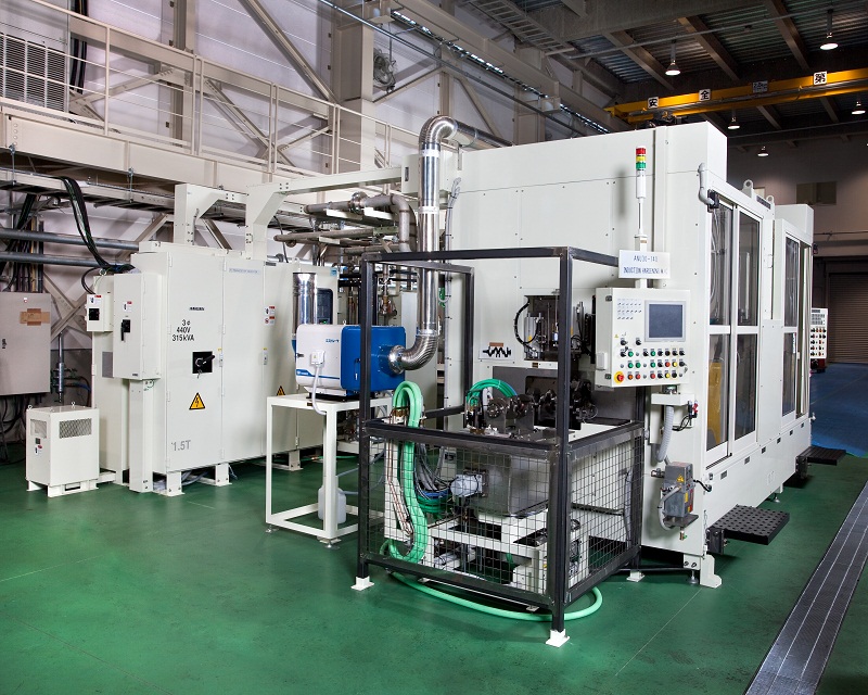 クランクシャフト焼入設備