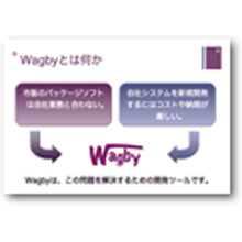 業務アプリケーションツール　Wagby