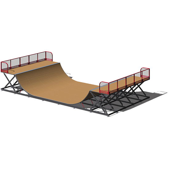 スケートパーク ミニランプ（5ft） SPS-B5 都村製作所 | イプロス