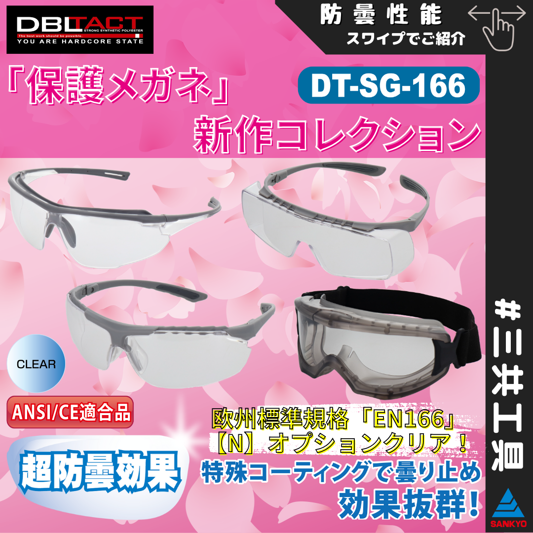 DT-SG-166 超防曇保護メガネ
