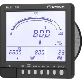 設備保全に最適な電力監視 絶縁監視メータ SQLC-110LU