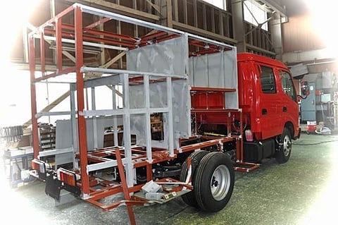 消防自動車部品　製造サービス