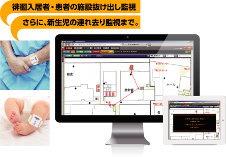 特定小電力無線タグ『徘徊・新生児見守りシステム』