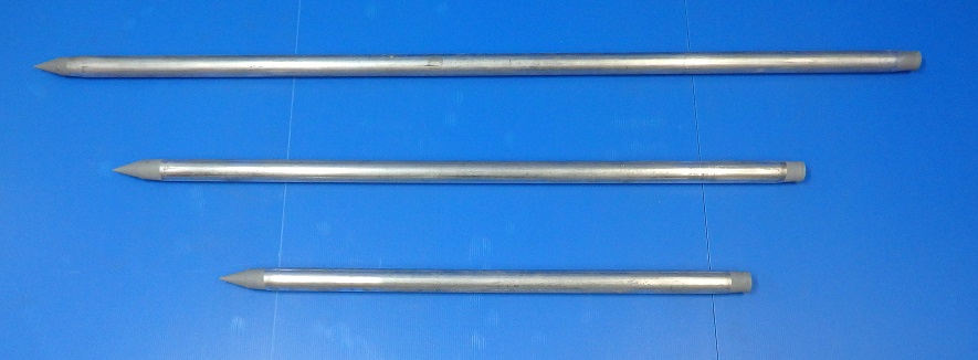 先端・頭部絞り加工で作業効率アップ！　鋼製杭『ヒムロ杭』