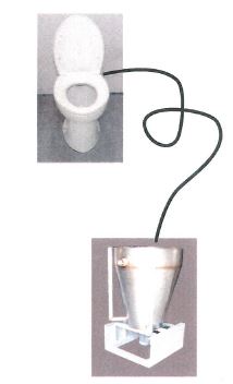 設置が超簡単な節水型省エネ水洗式トイレ「エバポレット」