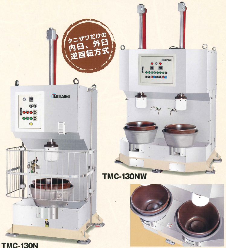 クランク式餅つき機『TMCシリーズ』 | 谷沢菓機工業 - Powered by