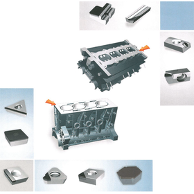 鄭州ダイヤ　高精度で低価格！シリンダーブロック加工用PCDチップ