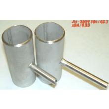 管加工　ステンレス管分岐加工