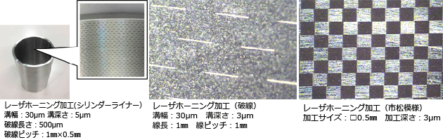 レーザホーニング加工事例のご紹介