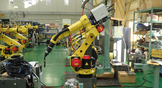 ダイカストロボットシステム　溶接ロボットシステム