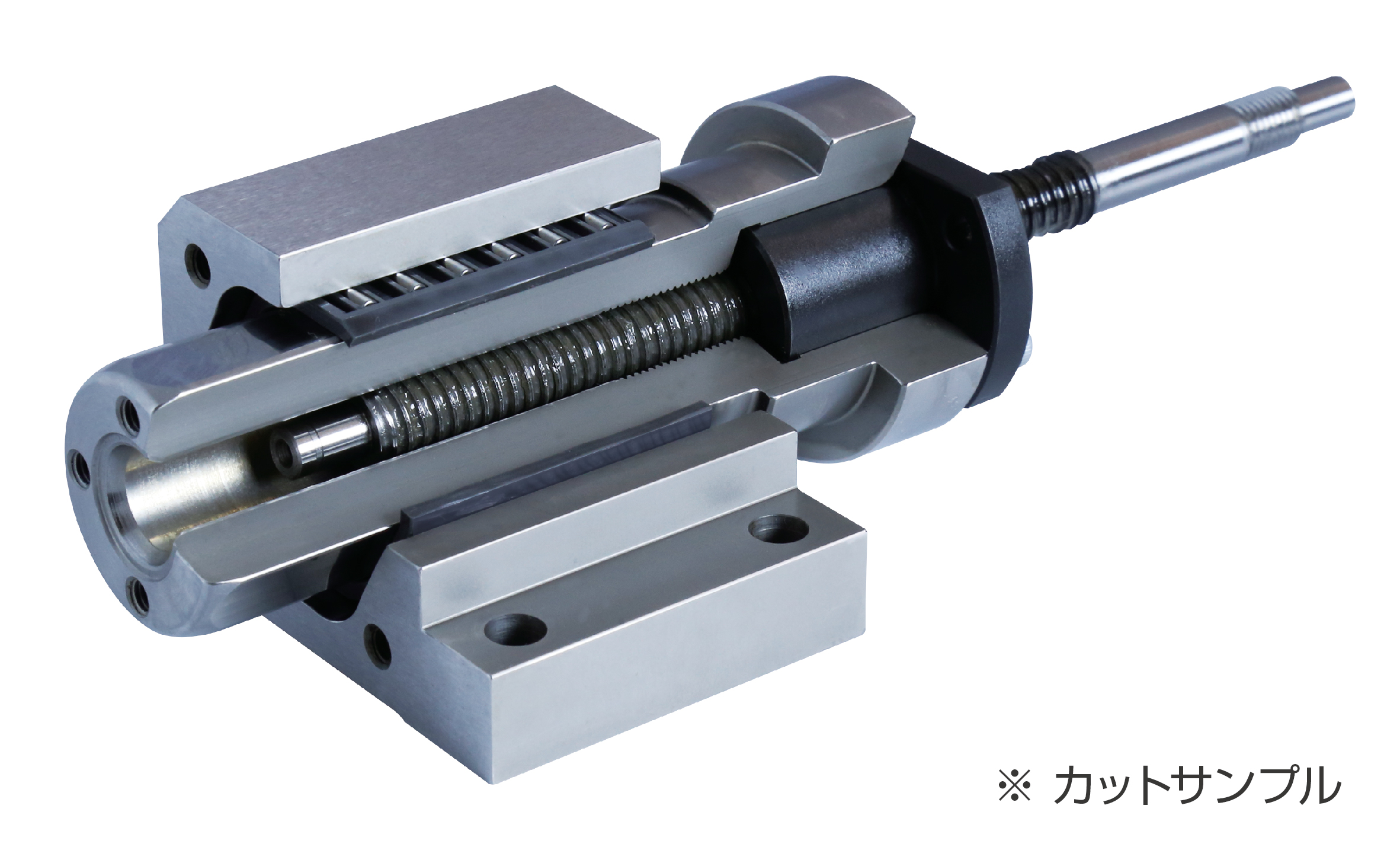 ねじ系φ8～20までのボールねじ直結可能『ミリオンガイドGNB