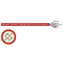 Industrial Ethernet fire-resistant cable capable of communication for 120 minutes during a fire!