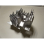 Unnecessary draft angle for gypsum casting.