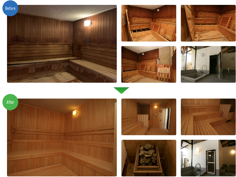 リノベーション＜業務用サウナ＞