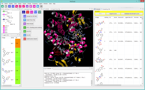ドラッグデザインソフト『MolDesk Screening』