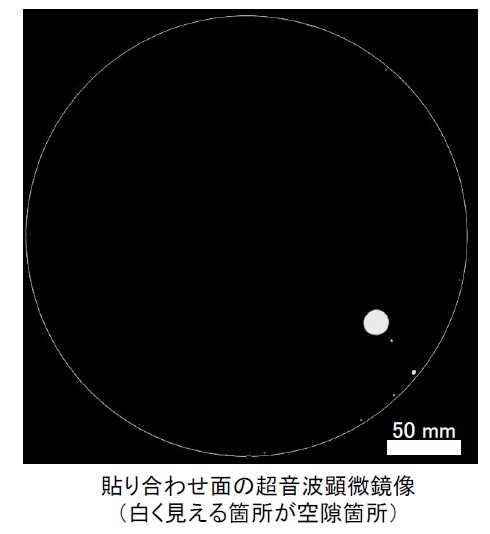 【分析事例】C-SAMによる貼り合せウエハ内部の空隙調査