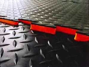 ジョイント式『耐油性快適作業マット』