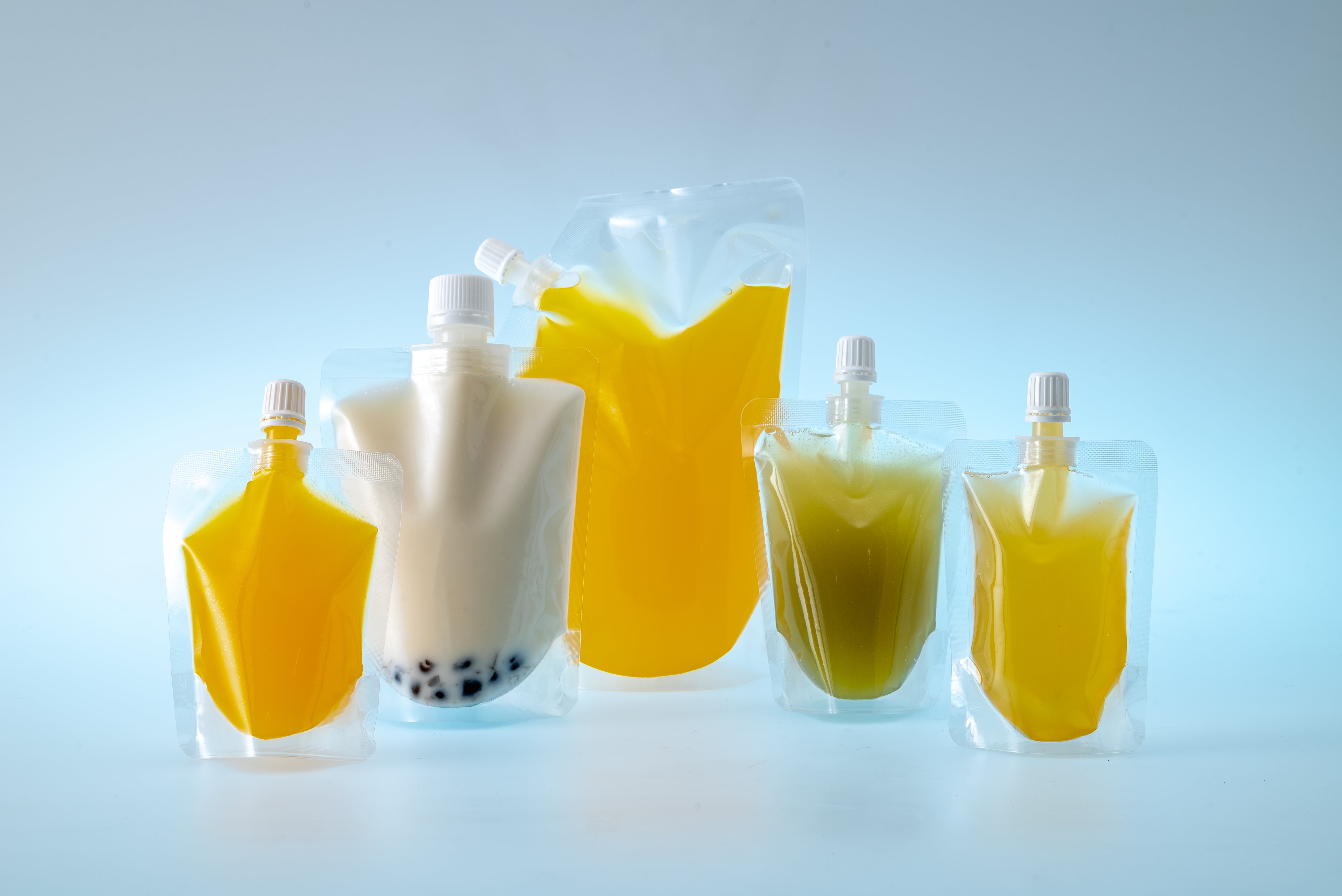 減プラに貢献！キャップ付き袋【スパウトパウチ】【詰め替え包材】