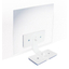 "Anti-Tip Metal Bracket with Gel Pads" - Usable with wallpaper - Metal fitting against Seismic Shock