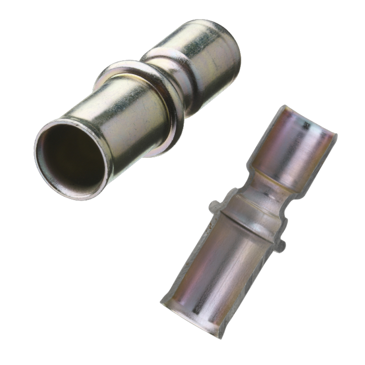 深絞りプレス加工品『胴体部凹み形状』