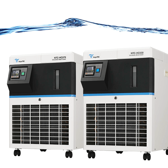 コンパクトな空冷式温調機『クールゴンNTC-HC075／030』 高津伝動精機