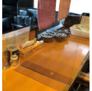 飛沫防止パーテーション