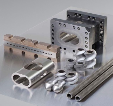 二軸押出機用各種部品