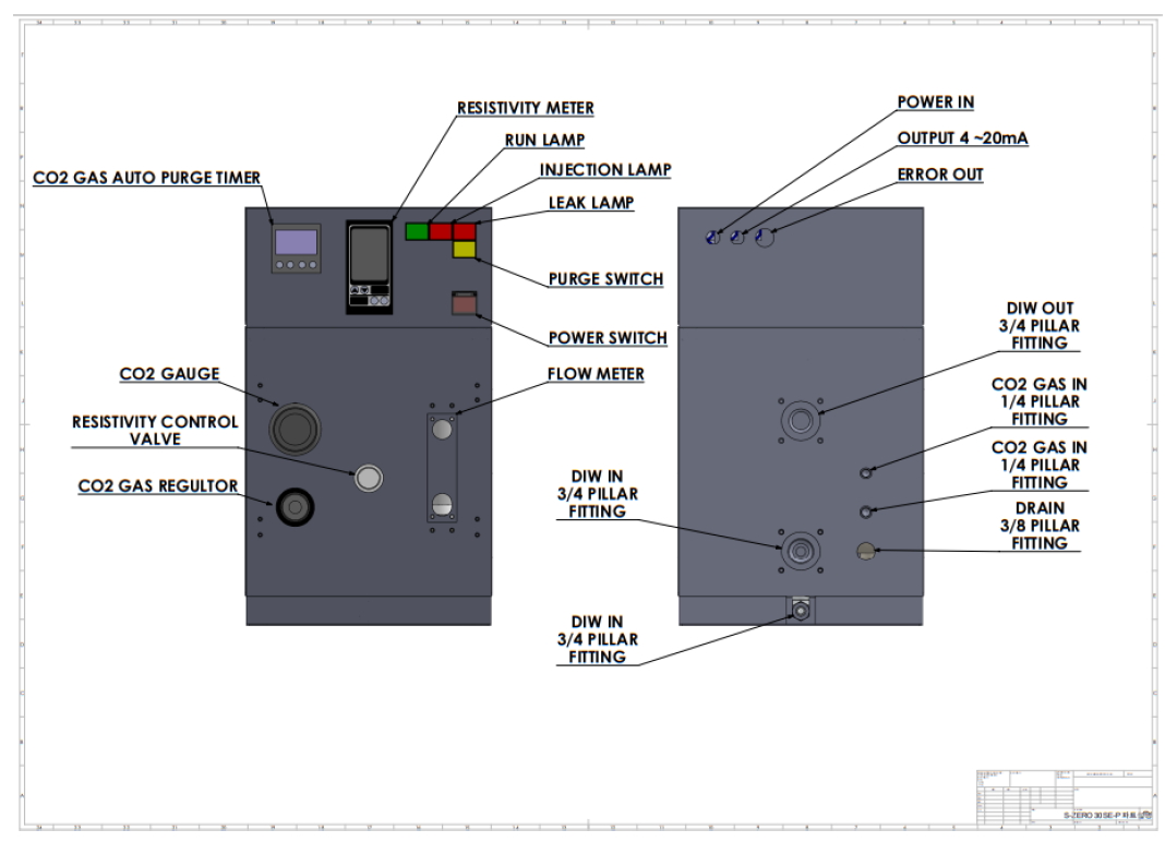 炭酸ガス注入システム, CO₂バブラー , 短納期, コンパクト