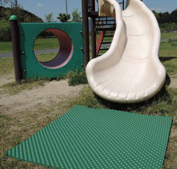 衝撃緩衝性安全床材『バイ  オクッション』