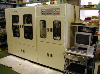 【液体計量装置】2計量ステーション　壁紙印刷インキ自動計量装置