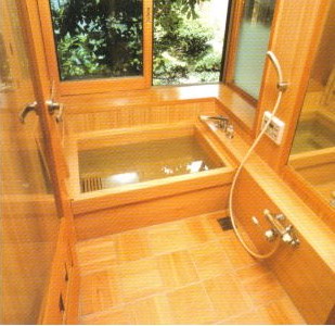 『抗菌液体ガラスコーテイング・国産檜採用・総ヒノキユニットバス』