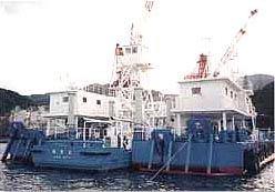 プッシャーバージ連結装置『フリーアジャスター』