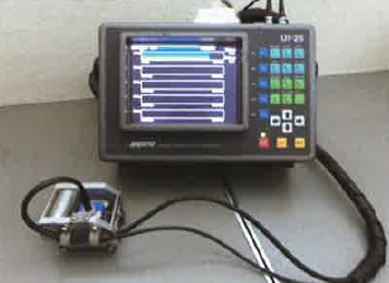 手動走査式連続板厚測定装置