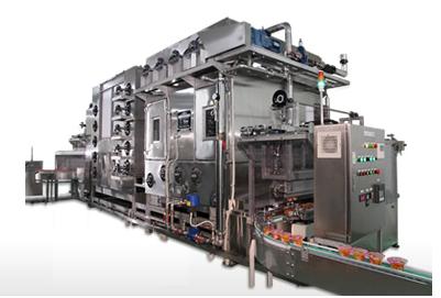 全自動バケット式蒸気熱殺菌冷却装置　リフト・スチーマー・Z