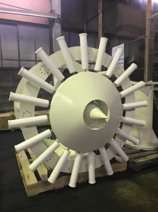 【加工例】縦渦型リニアドライブを使用した風力発電機