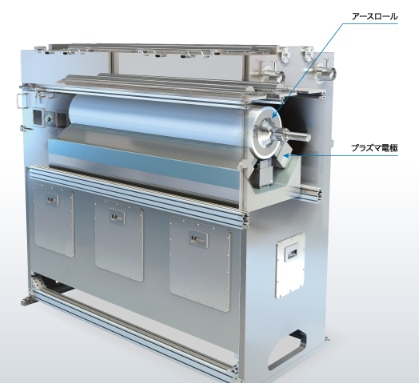 フイルム表面処理用ロールダイレクトプラズマ装置『RD』