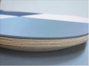 テーブル天板　ファニチャーリノリウム＋ラトビアバーチ合板