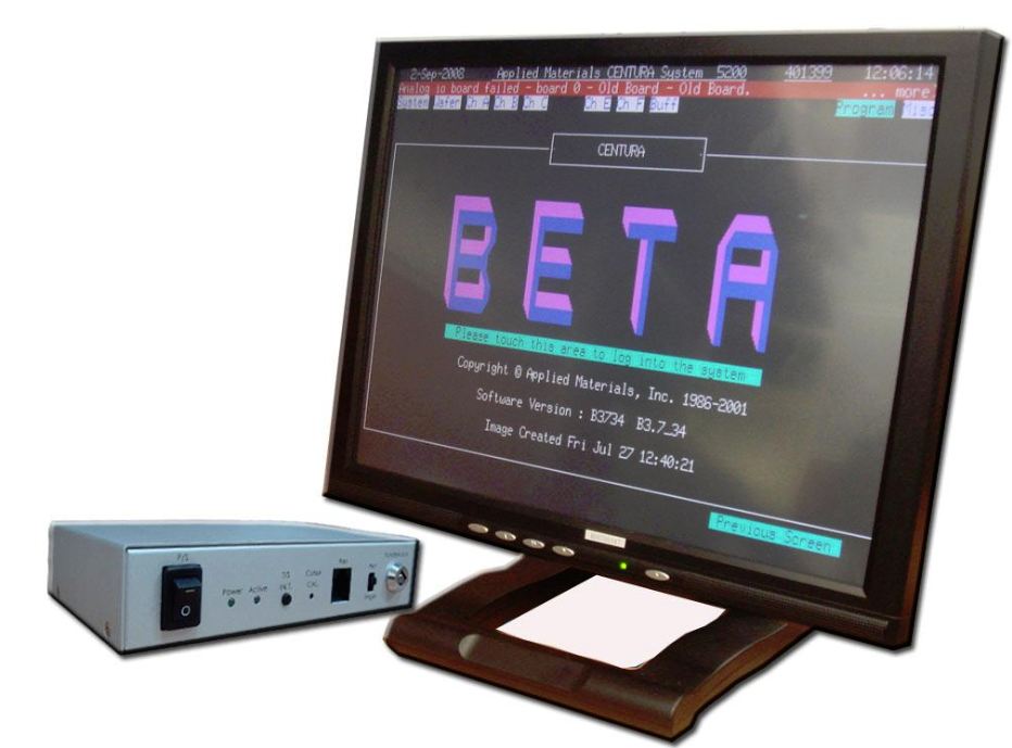 半導体製造装置用「液晶パネルタッチ＋コントロールボックス」