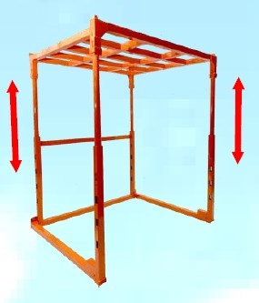 伸縮ネスティングラック 親和パッケージ | イプロスものづくり