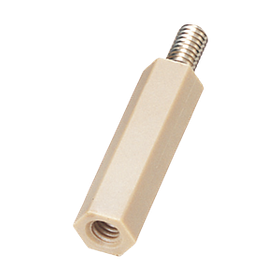 PPS spacer hexagonal male thread adhesive / BSP-FWE