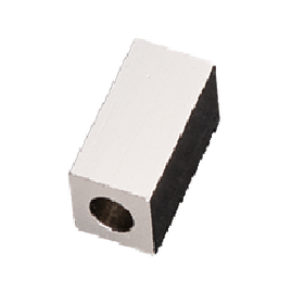Brass spacer square, hollow / CQB-E